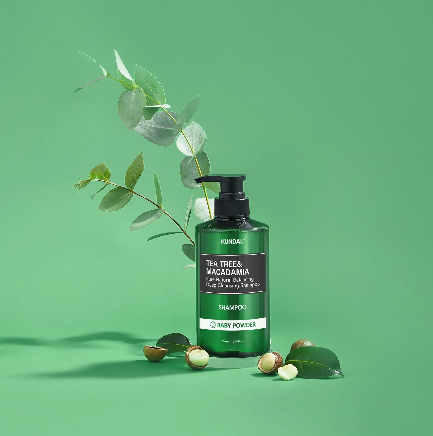 Kundal Tea Tree & Macadamia Shampoo - Cherry Blossom 500 ml