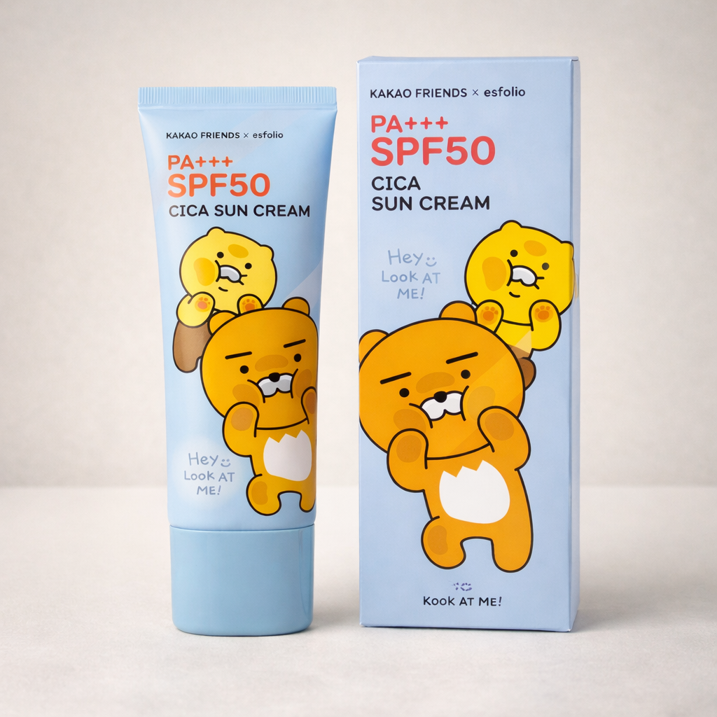 Esfolio Loot At Me Cica Sun Cream KAKAO FRIENDS Edition SPF50 PA+++ 30g