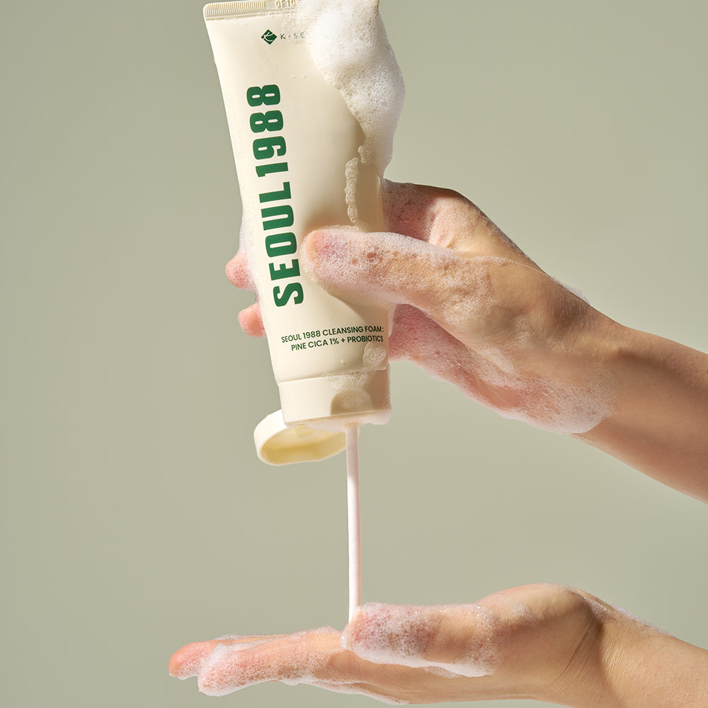 {PREVENTA} K-SECRET SEOUL 1988 Cleansing Foam : Pinc Cica 1% + Probiotics 150ml