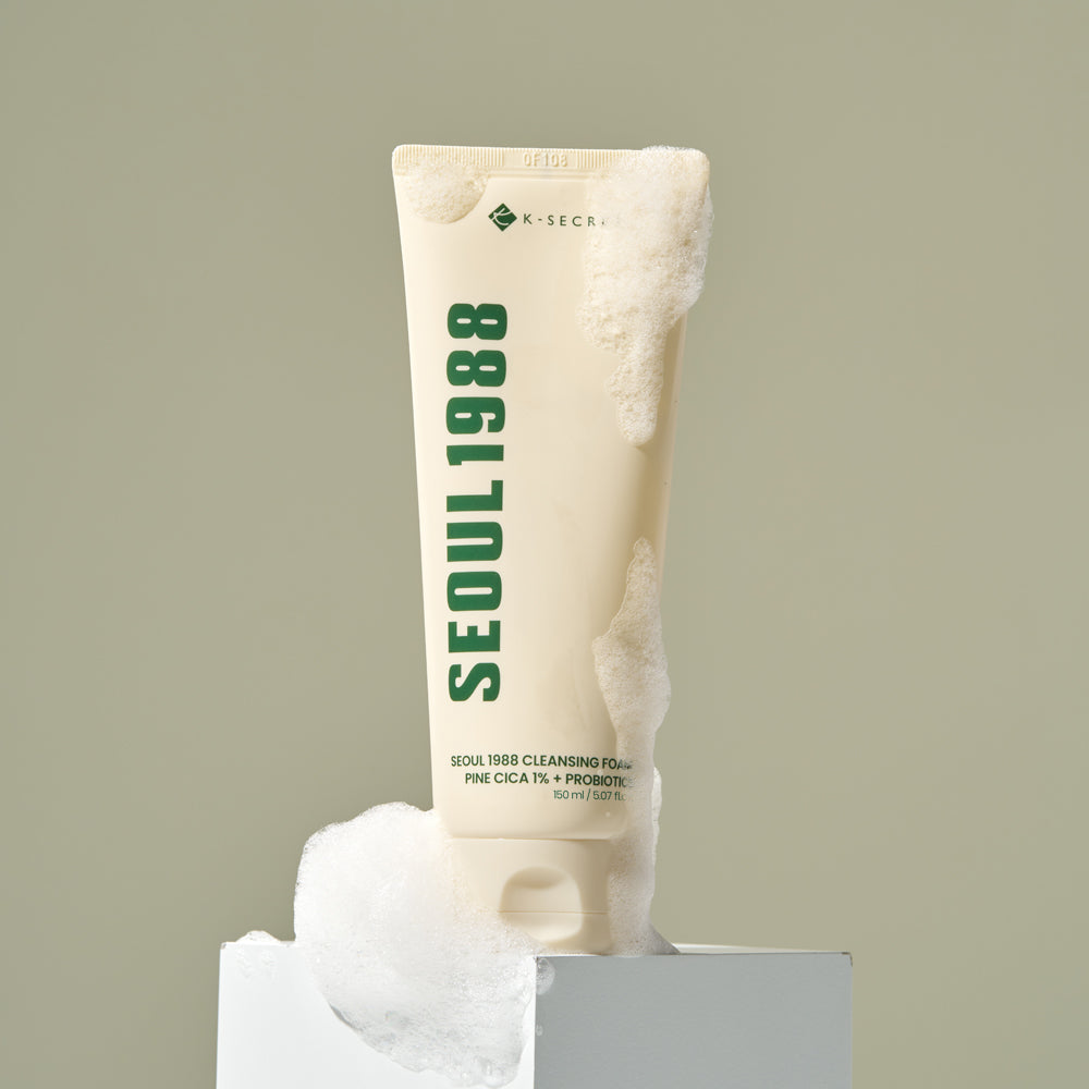 {PREVENTA} K-SECRET SEOUL 1988 Cleansing Foam : Pinc Cica 1% + Probiotics 150ml