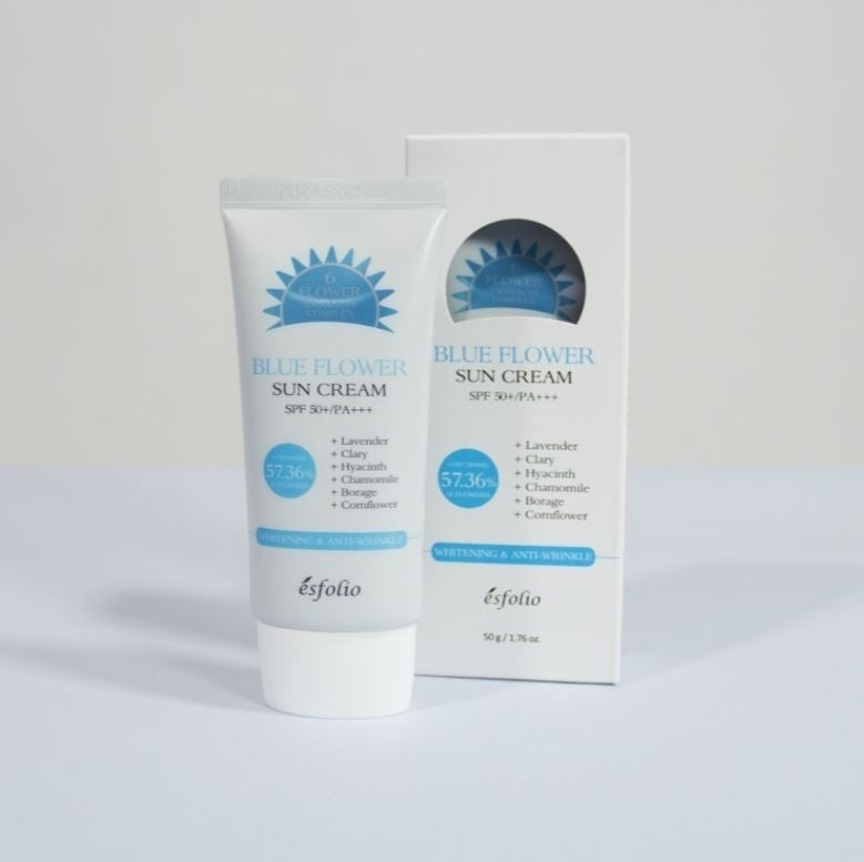 Esfolio Blue Flower Sun Cream SPF 50+ PA+++ 30g