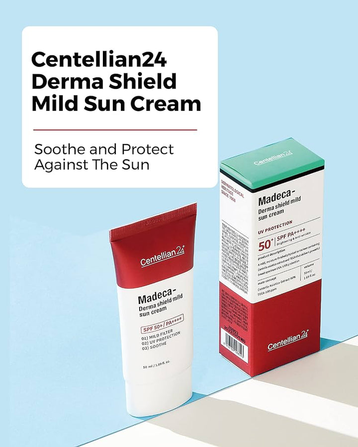 Centelian24 Madeca Derma Shield Mild Sun Cream SPF50+ PA++++50ml 50ml