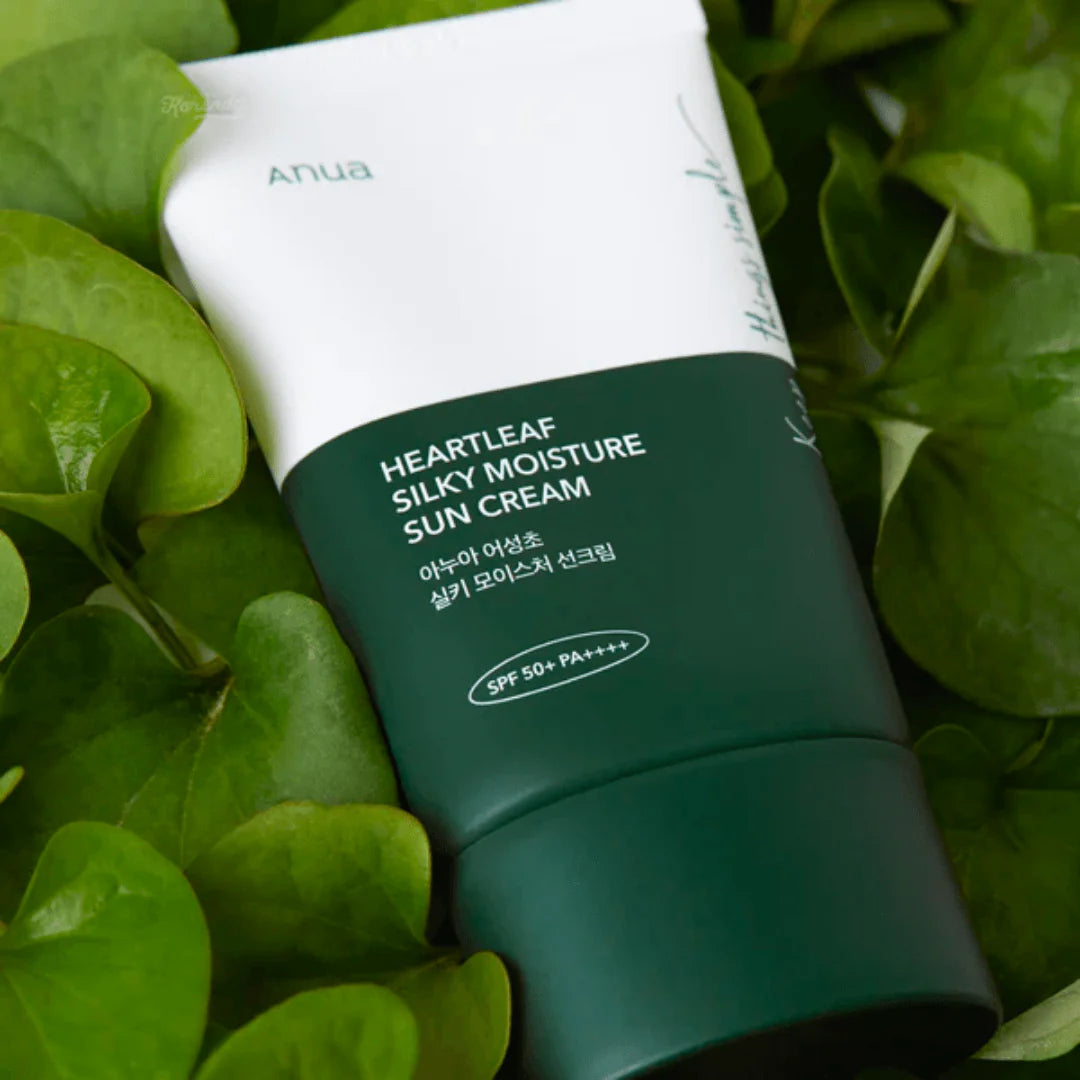ANUA Heartleaf Silky Moisture Sun Cream SPF50+ PA++++  50ml