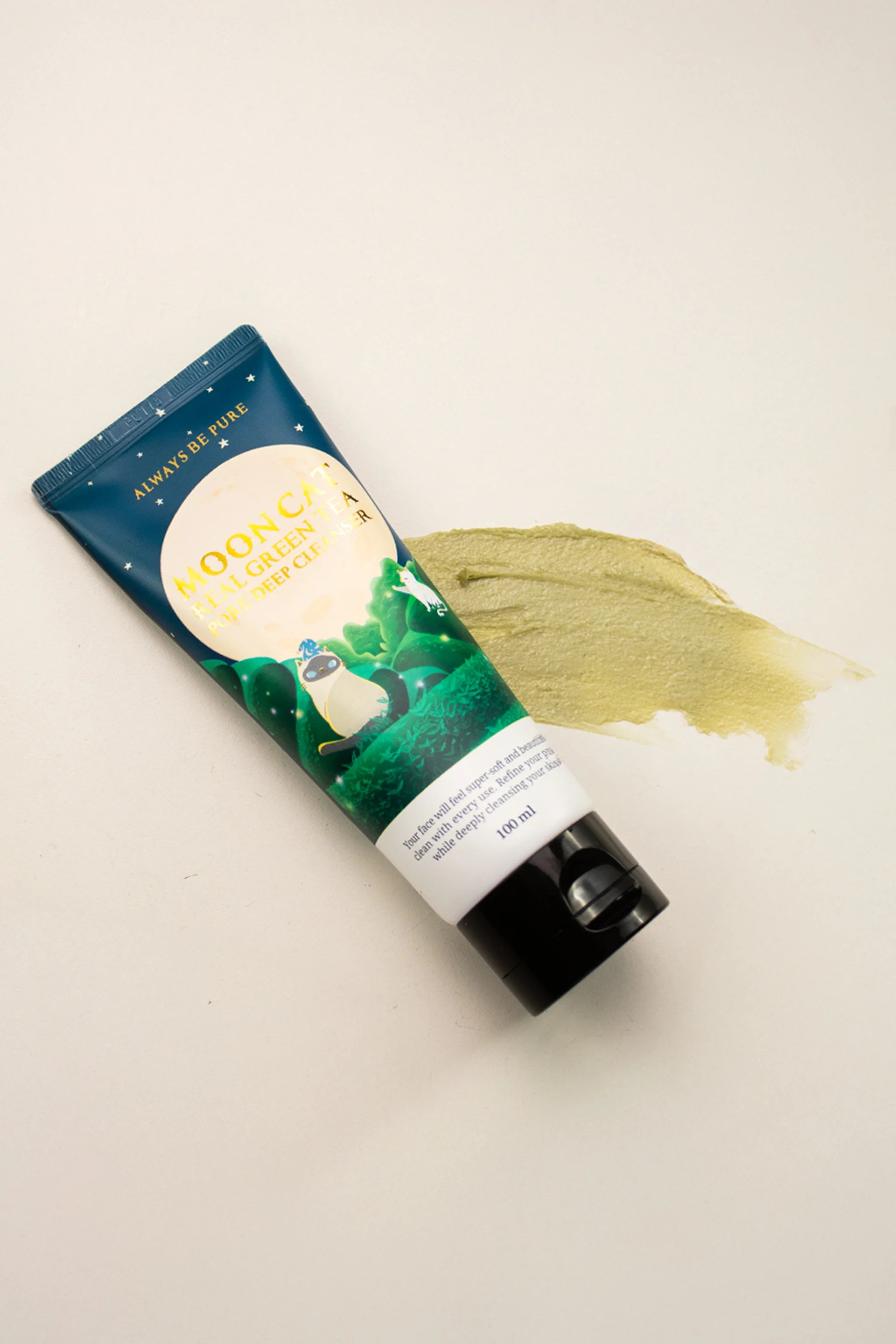 MOONCAT Real Green tea Pore Deep Cleanser 100ml