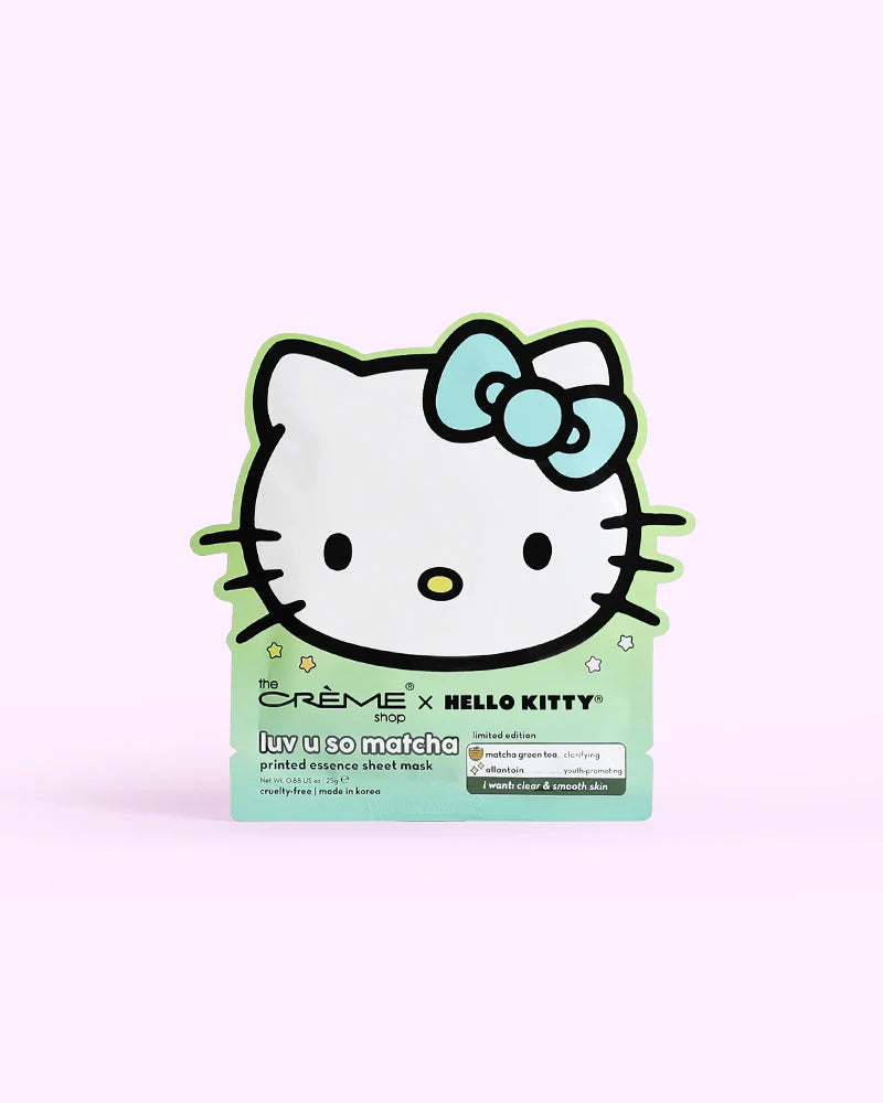 THE CREME SHOP Hello Kitty Luv U So Matcha Mask