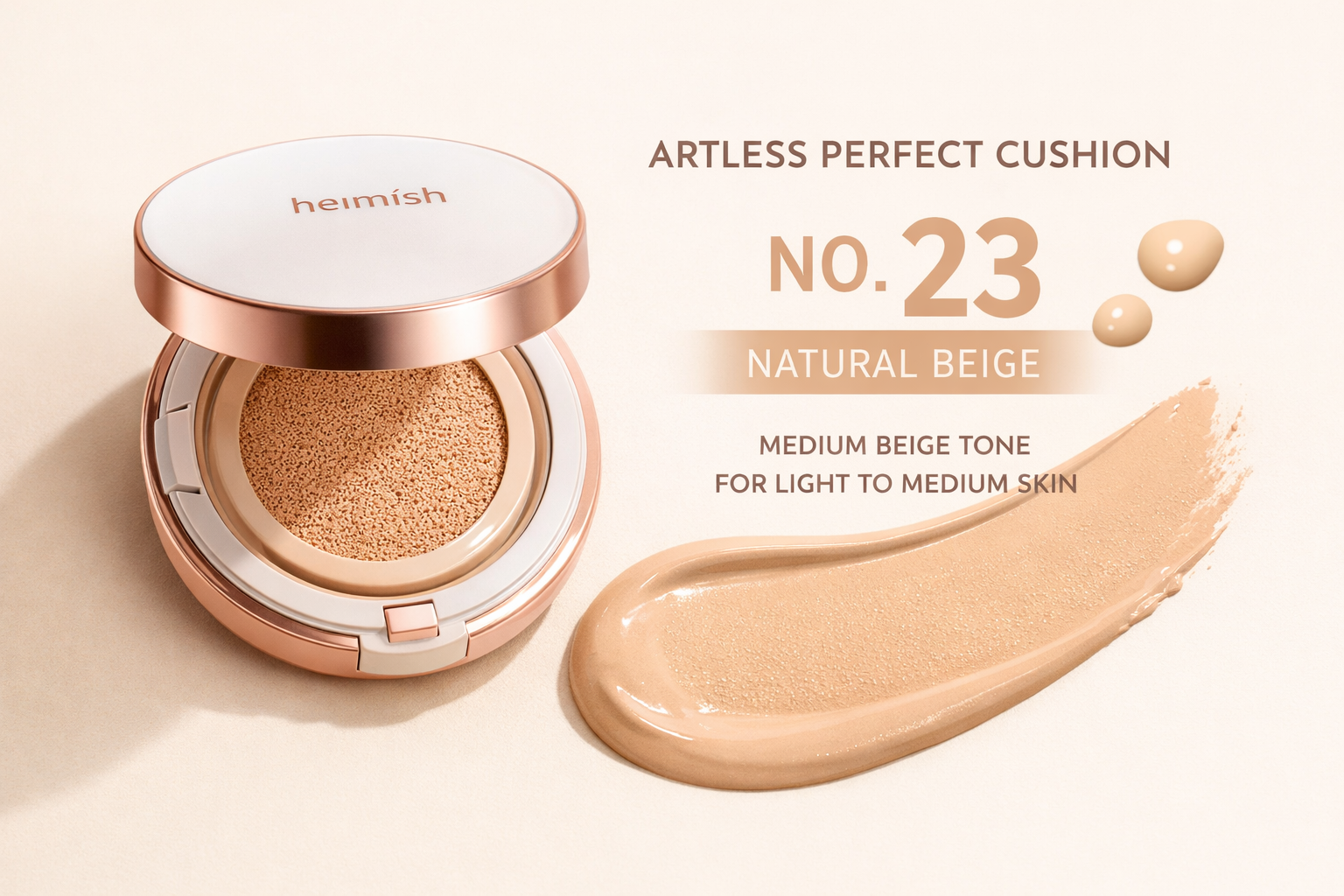 Heimish Artless Perfect Cushion SPF 50+ PA+++ - Tono 23