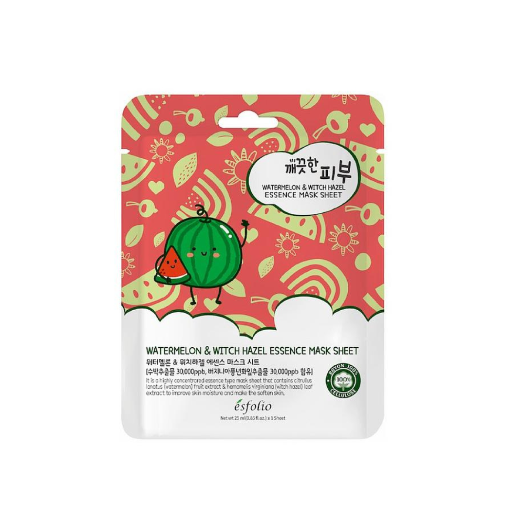 Esfolio Pure Skin Watermelon Essence Mask Sheet