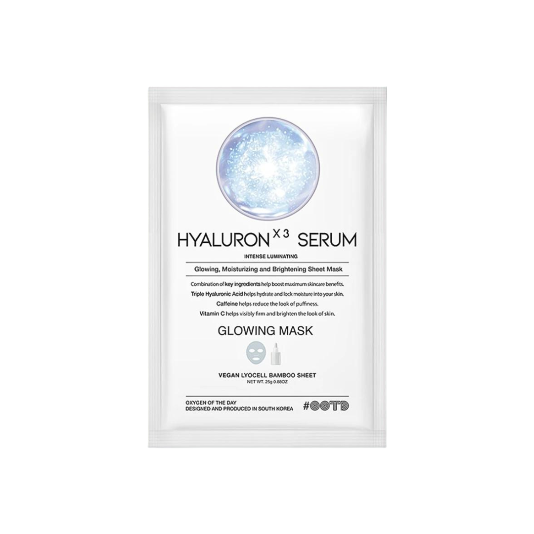OOTD Triple Hyaluron Acid Serum Glowing Mask