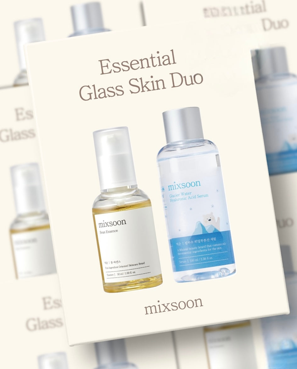 Mixsoon Essential Glass Skin Duo (Essence 50ml, Serum 100ml)