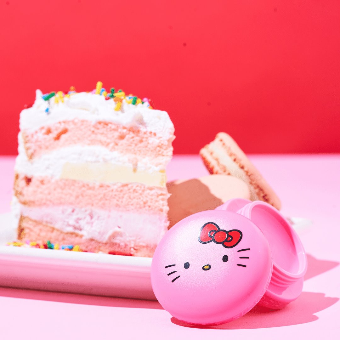 The Creme Shop Hello kitty Macaron Lip Balm Icing On The Cake