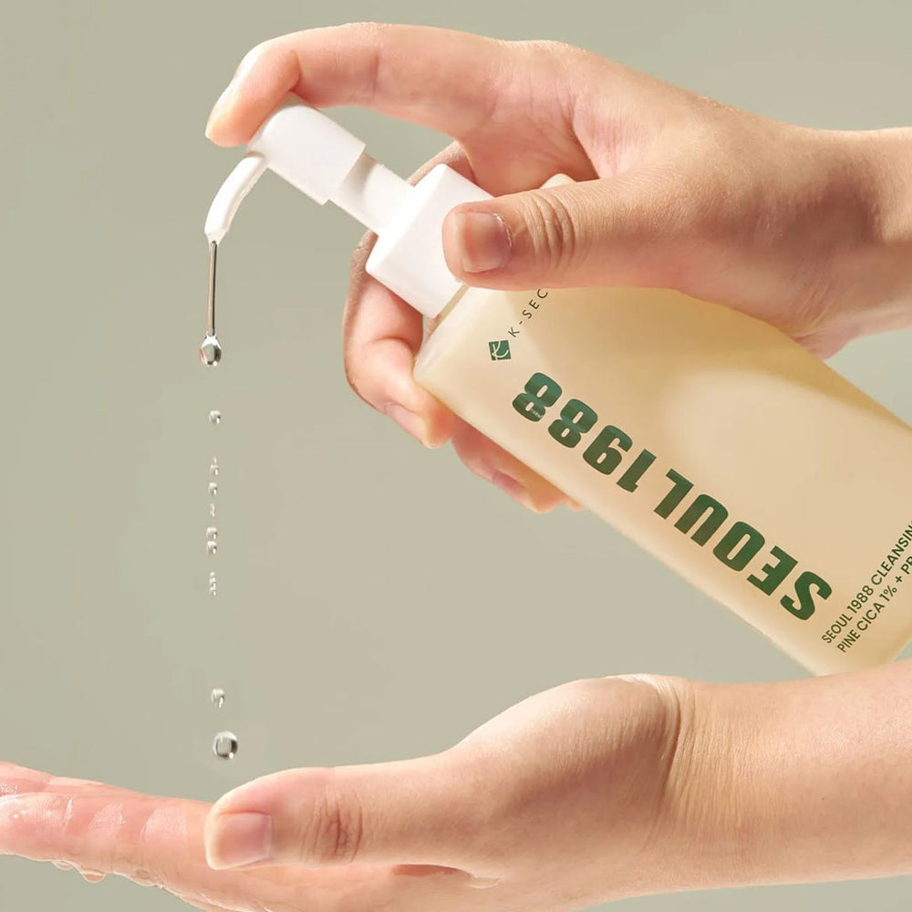 {PREVENTA} K-SECRET SEOUL 1988 Cleansing Oil : Pine Cica 1% + Probiotics 200ml