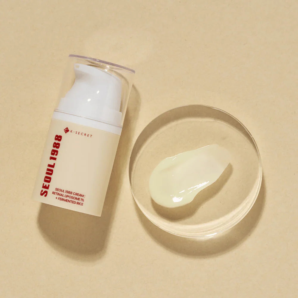K-SECRET SEOUL 1988 Cream : Retinal Liposome 1% + Fermented Rice 50ml
