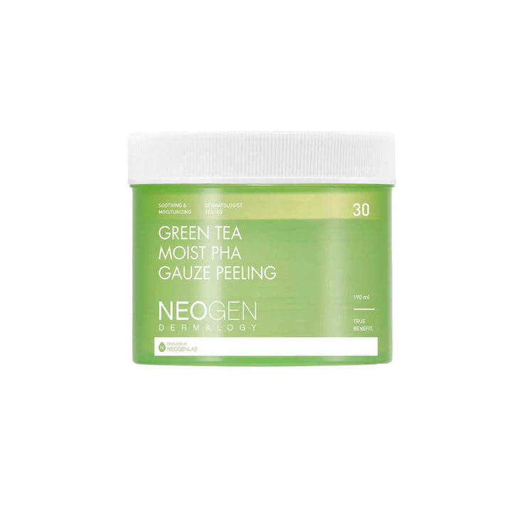 Neogen Green Tea Moist PHA Gauze Peeling (30 unidades)