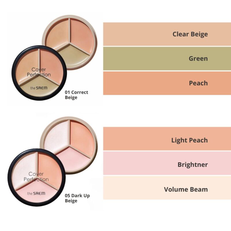 The Saem Cover Perfection Triple Pot Concealer