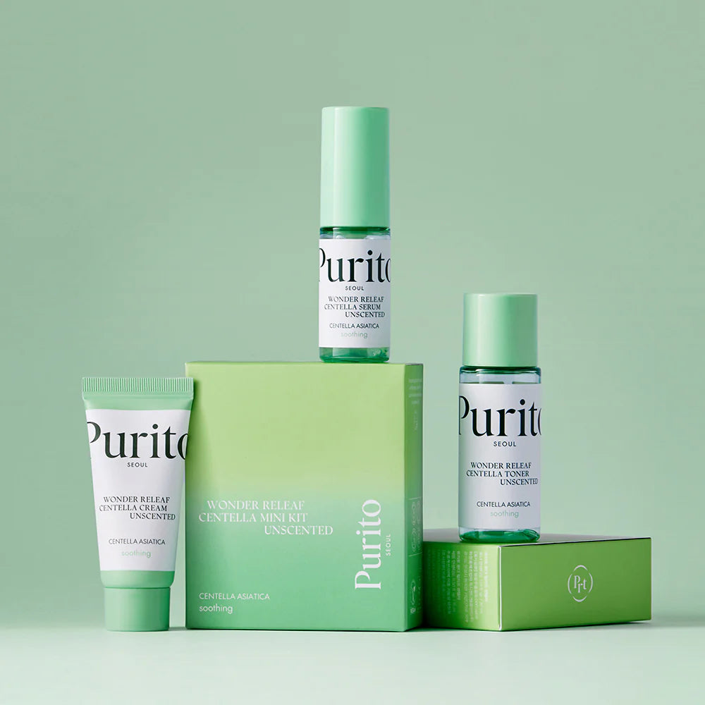 PURITO Wonder Releaf Centella Mini Kit Unscented