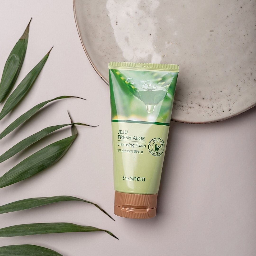 The Saem Jeju Fresh Aloe Cleansing Foam 150g