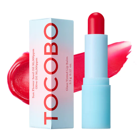 TOCOBO Glass Tinted Lip Balm - Glass Tinted Flush Cherry 3.5g