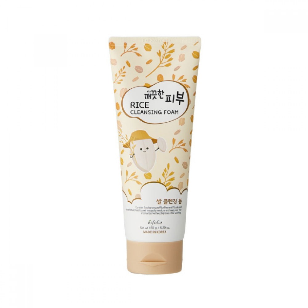 Esfolio Pure Skin Rice Cleansing Foam 150g