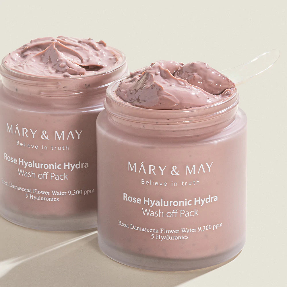 Mary&May Rose Hyaluronic Hydra Wash off Pack 125g