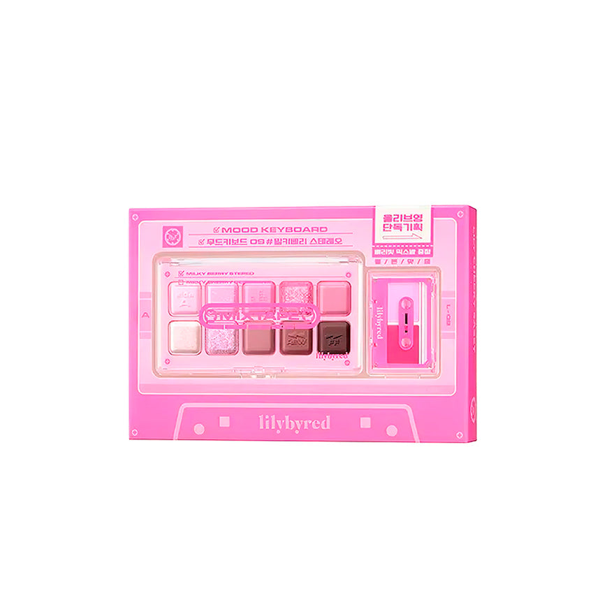 Lily By Red Mood Keyboard Mix Balm Set - 09 #Milky Berry Stereo [Mixtape Edition]