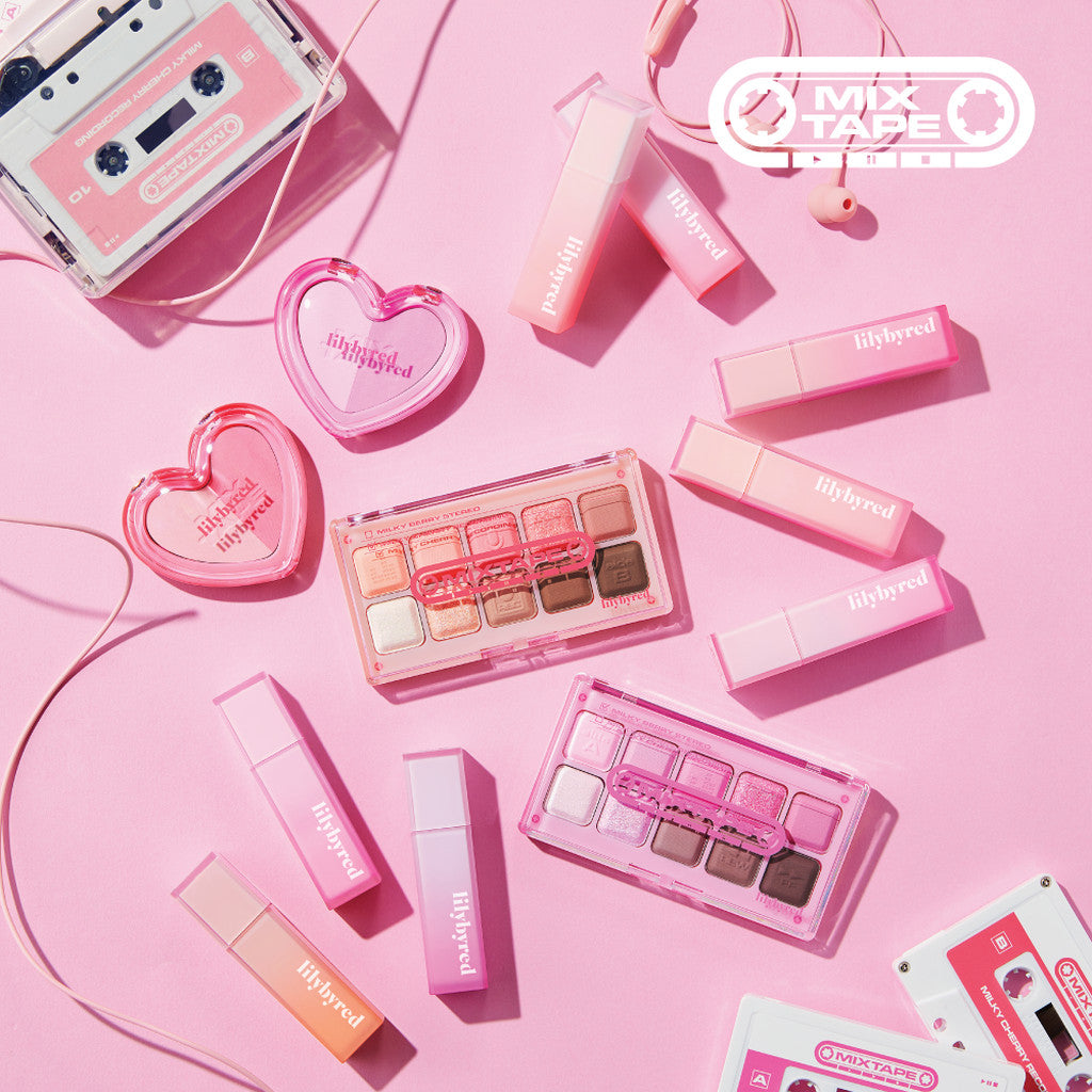 Lily By Red Mood Keyboard Mix Balm Set - 10 #Milky Cherry Recording [Mixtape Edition]