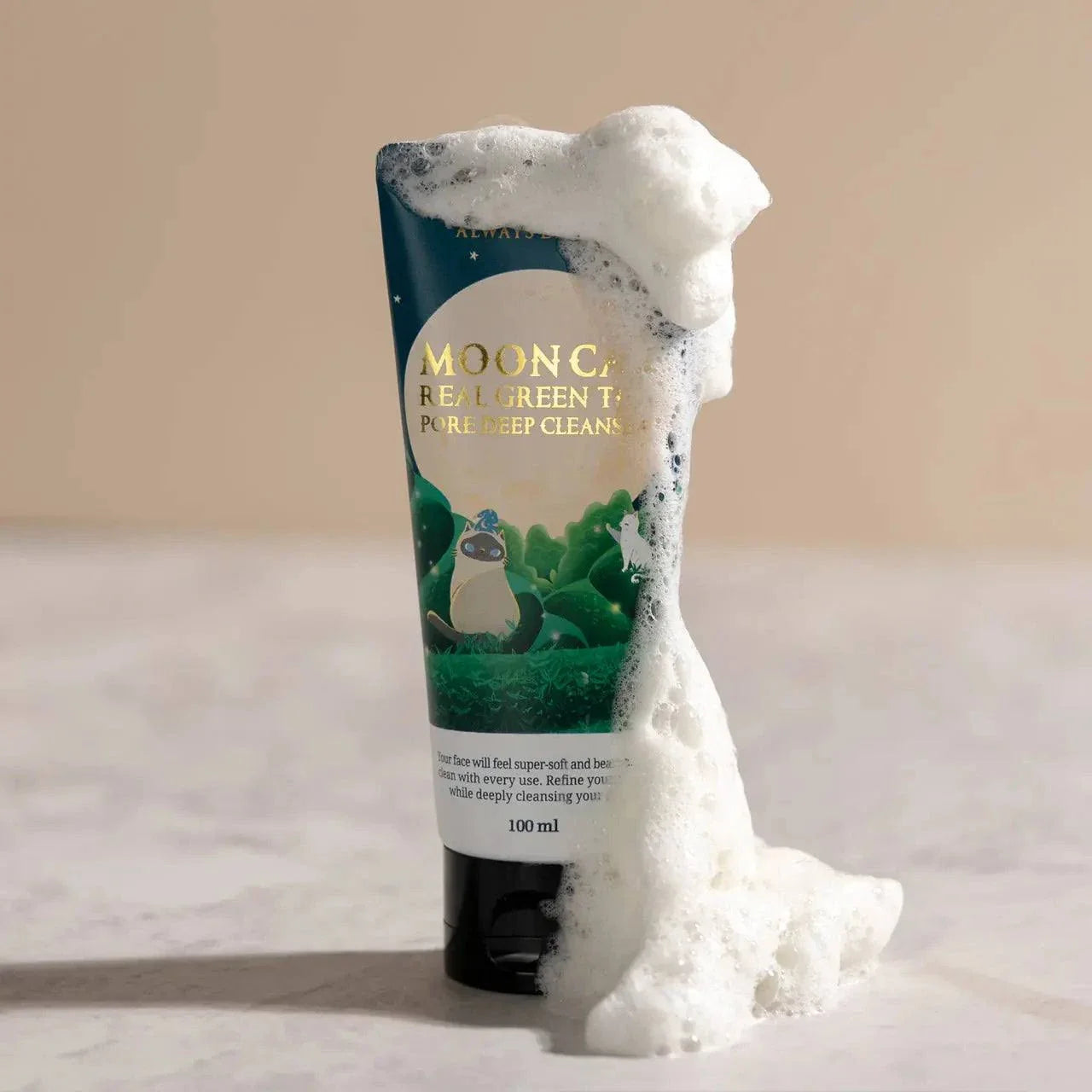MOONCAT Real Green tea Pore Deep Cleanser 100ml