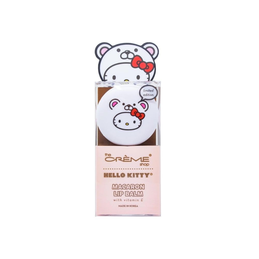 The Creme Shop Hello Kitty Macaron Lip Balm White Chocolate