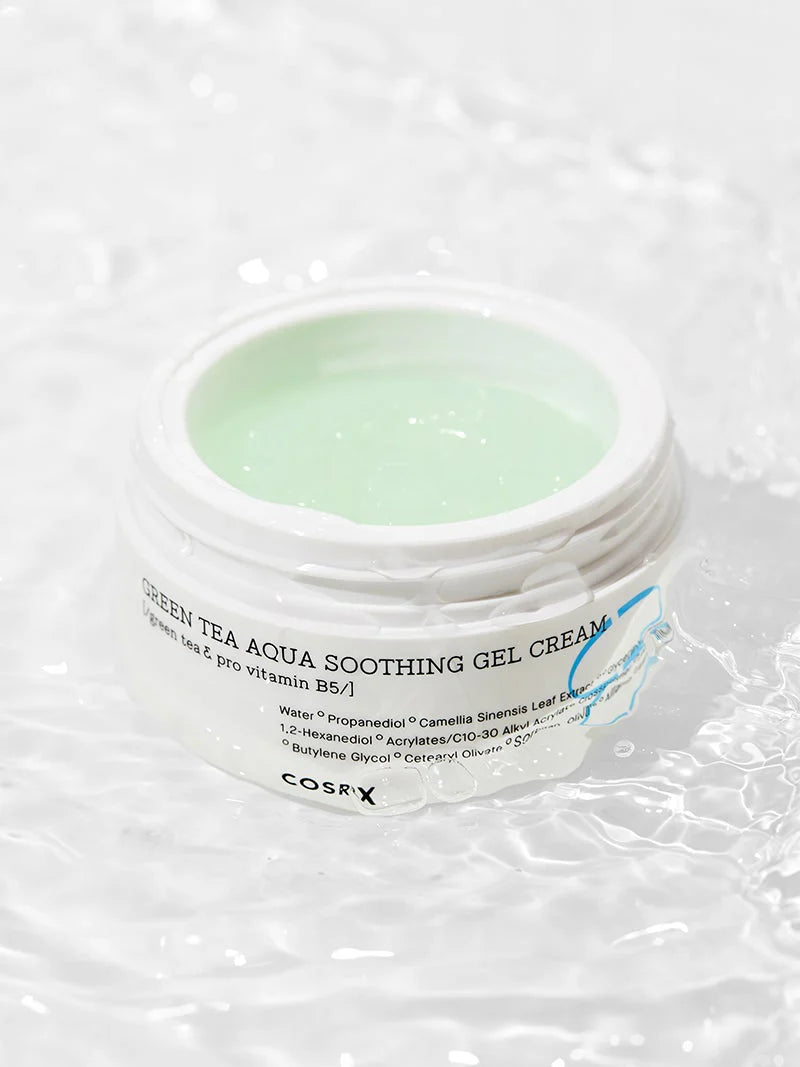 Cosrx Green Tea Aqua Soothing Gel Cream 50ml