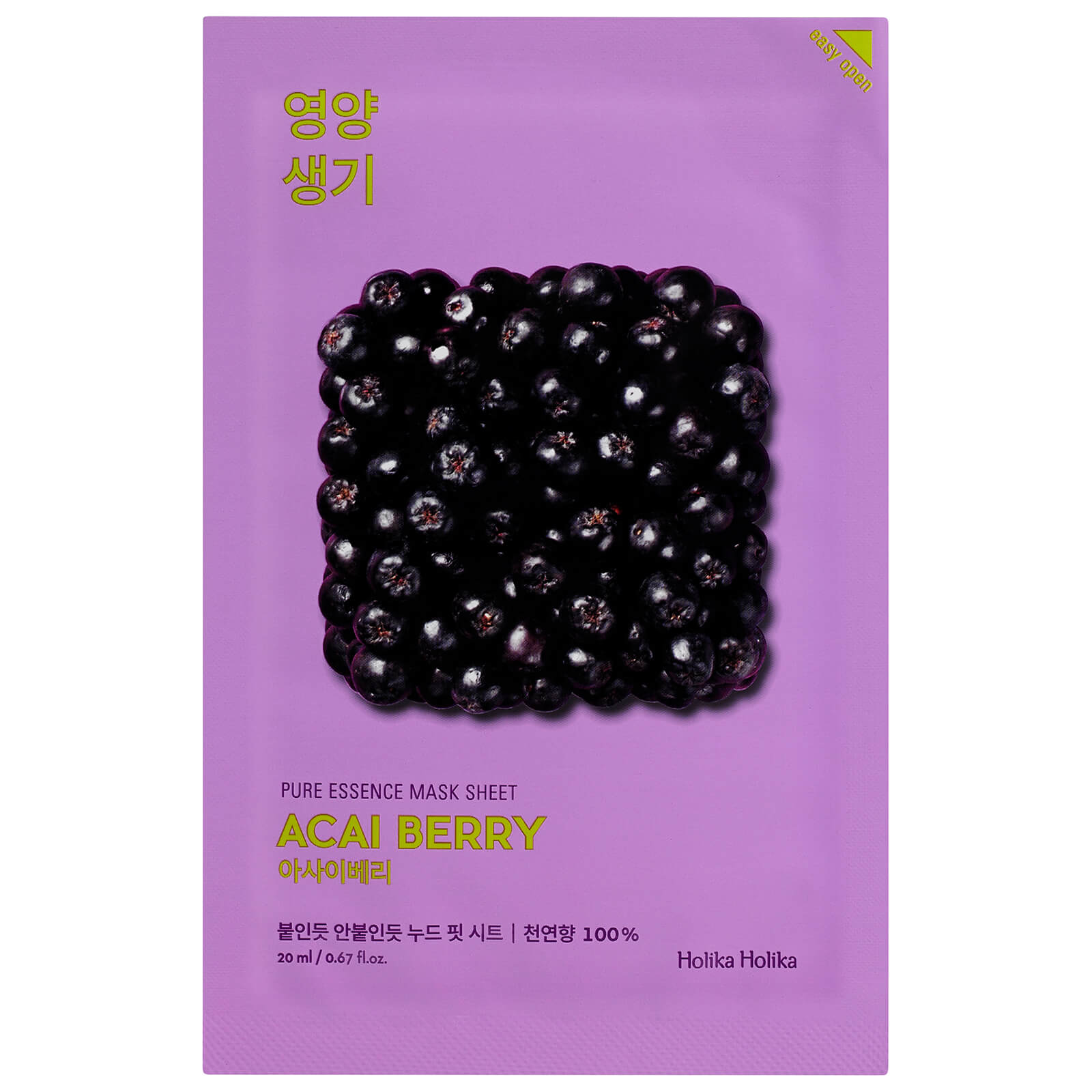 Holika Holika Pure Essence Acai Berry Mask Sheet