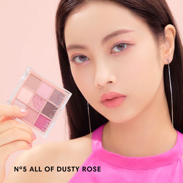 Unleashia Glitterpedia Eye Palette N5. All of Dusty Rose