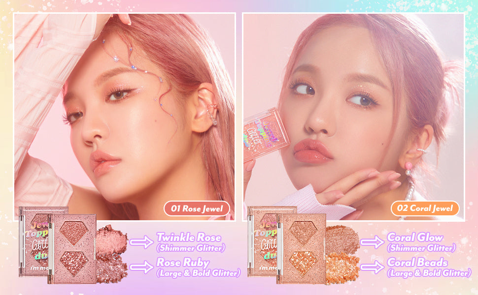 I'M MEME Jewel Topping Glitter Duo