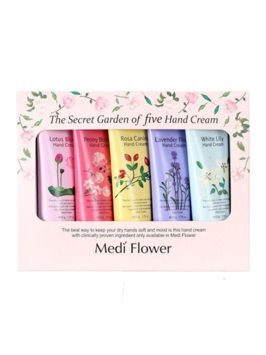 Medi Flower The Secret Garden 5 Hand Cream Set