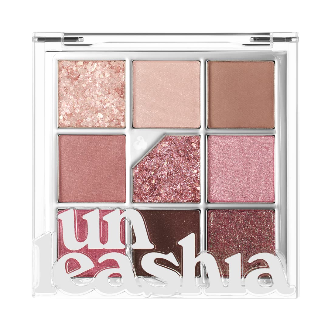 Unleashia Glitterpedia Eye Palette N5. All of Dusty Rose