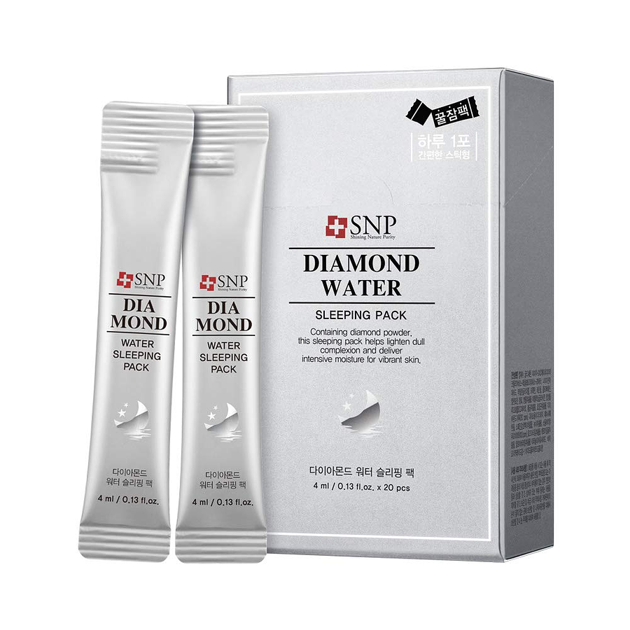 SNP Diamond Water Sleeping Pack (20 unidades de 4ml)