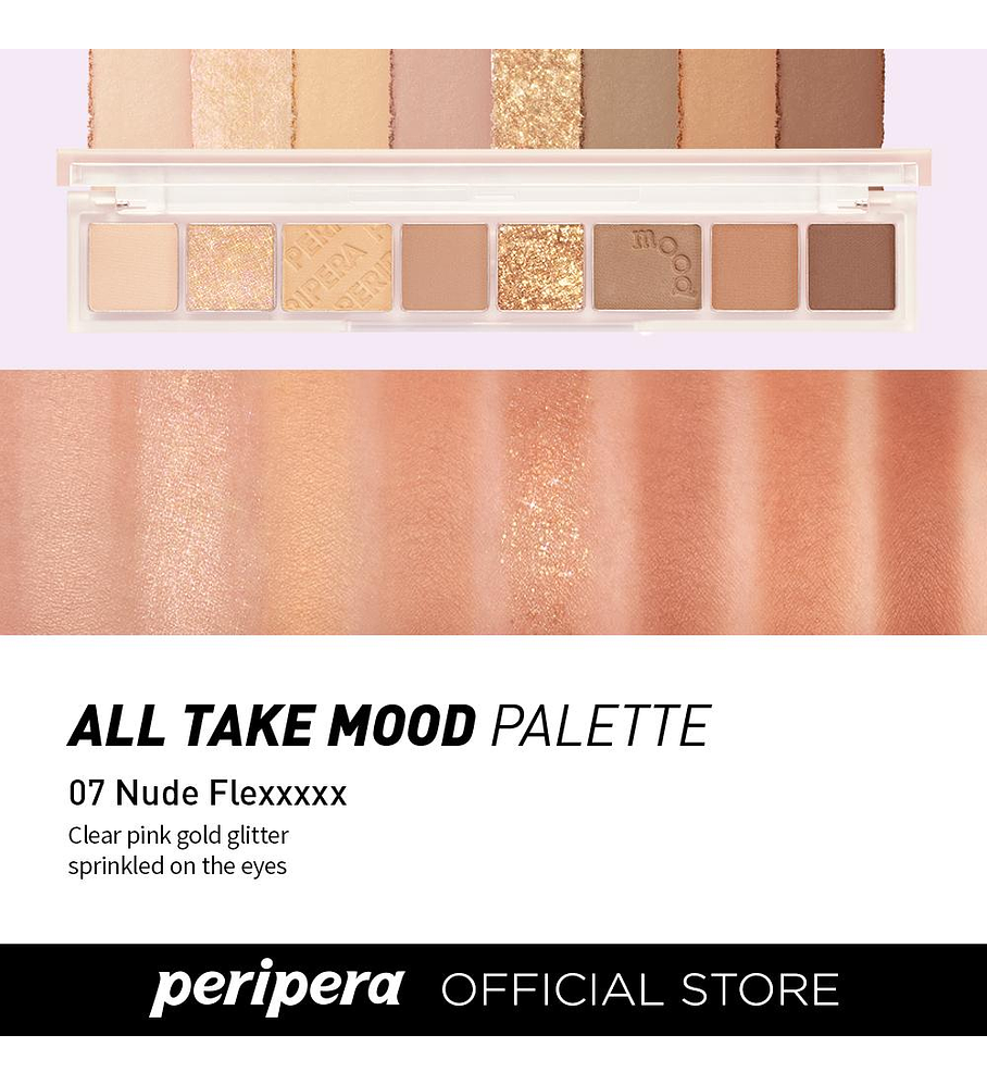 Peripera All Take Mood Palette [Nude Flexxxxx] [Vencimiento producto: 26 de Abril 2024]