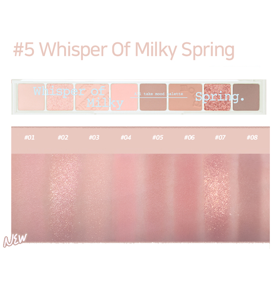 Peripera All Take Mood Palette [Whisper Of Milky Spring]