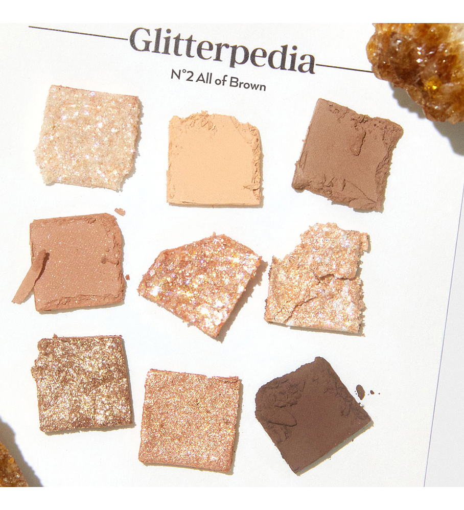 Unleashia Glitterpedia Eye Palette N2. All of Brown