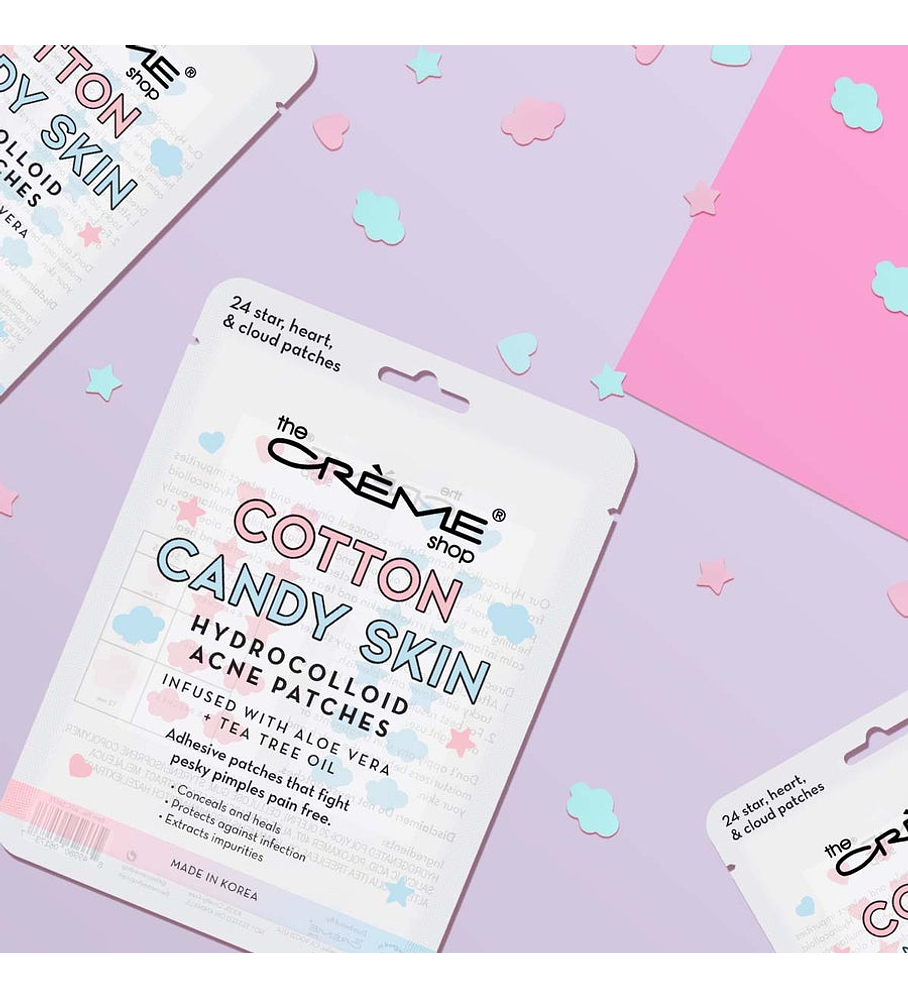 the CREME shop Cotton Candy Skin - Hydrocolloid Acne Patches