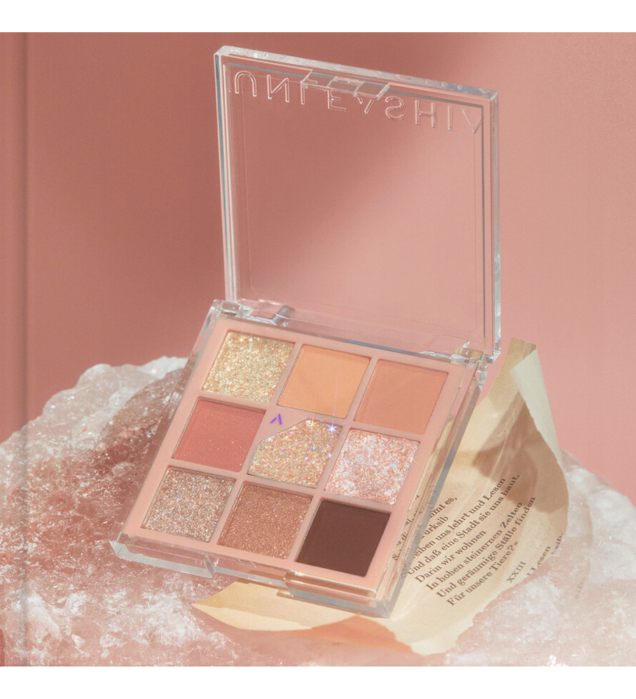 Unleashia Glitterpedia Eye Palette N3. All of Coralpink