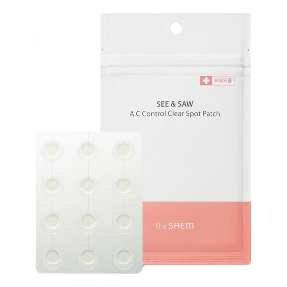 The Saem See & Saw  A.C Control Clear Spot Patch (24 parches)